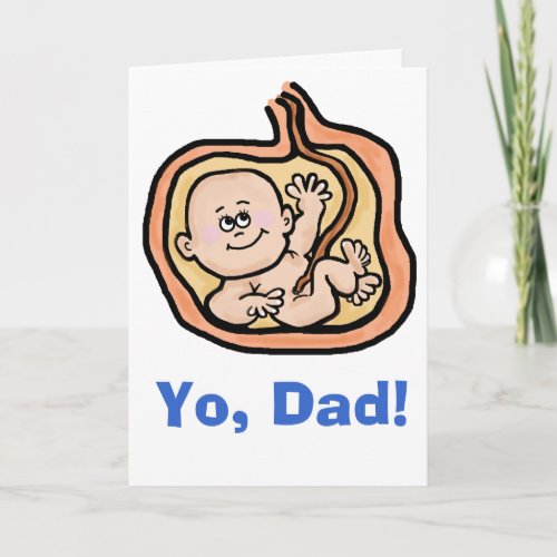 Fathers Day Card for Expectant Dads  _ Customize