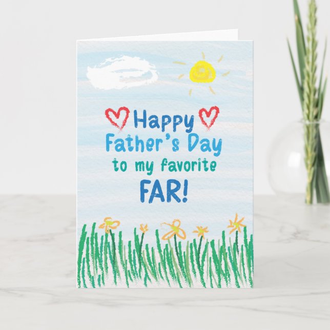 Father's Day Card for Far (Front)