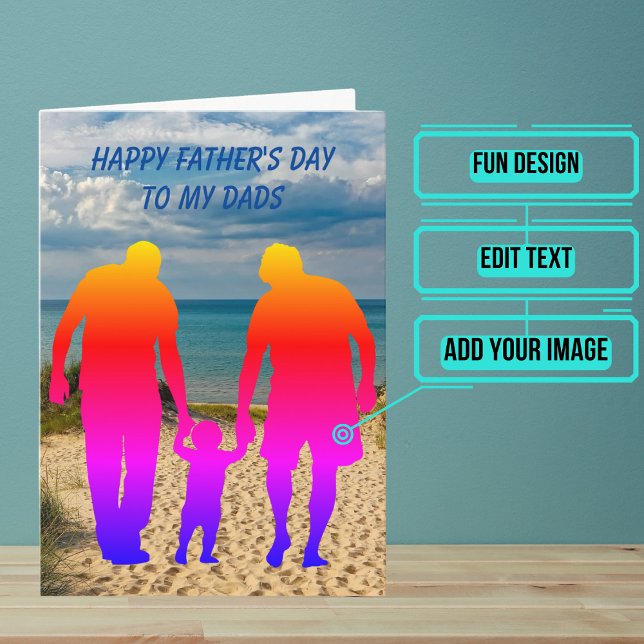 Father's Day Card for Gay Dads (Please enjoy our Father's Day card for gay dads)