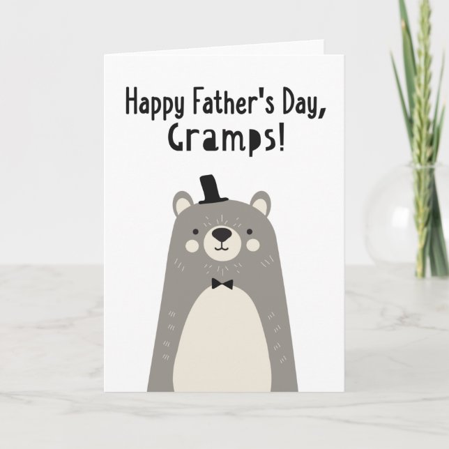 Father's Day Card for Gramps (Front)
