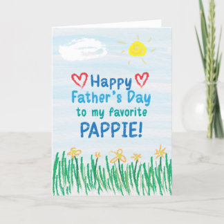 Father's Day Card for Pappie