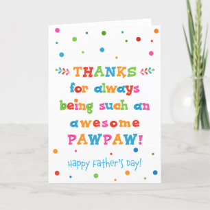 Father's Day Card for Pawpaw
