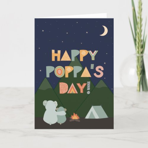 Fathers Day Card for Poppa