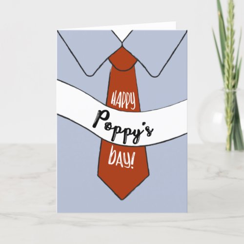 Fathers Day Card for Poppy