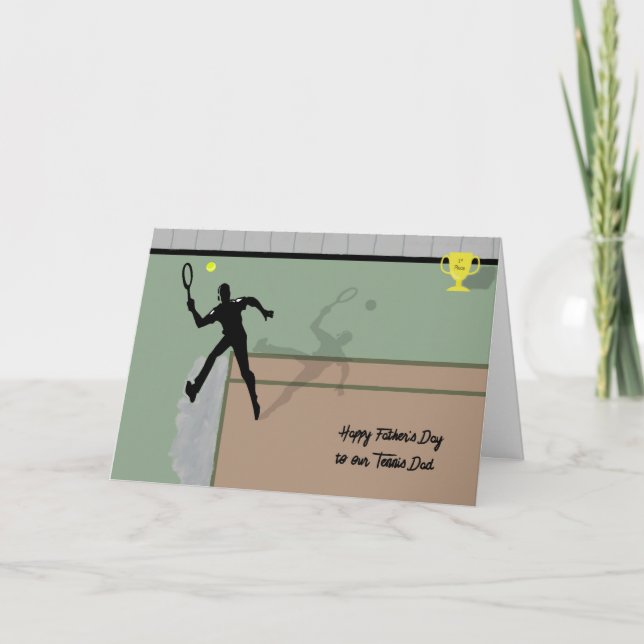 Father's Day Card for Tennis Dad (Front)