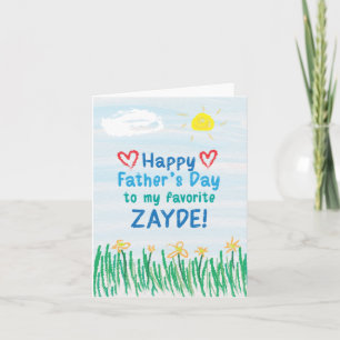 Father's Day Card for Zayde