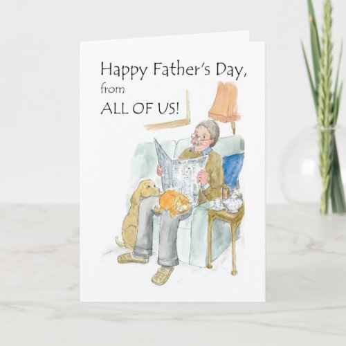 Fathers Day Card from All of Us