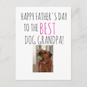 Fathers Day Card from Dog to Dog GRANDPA