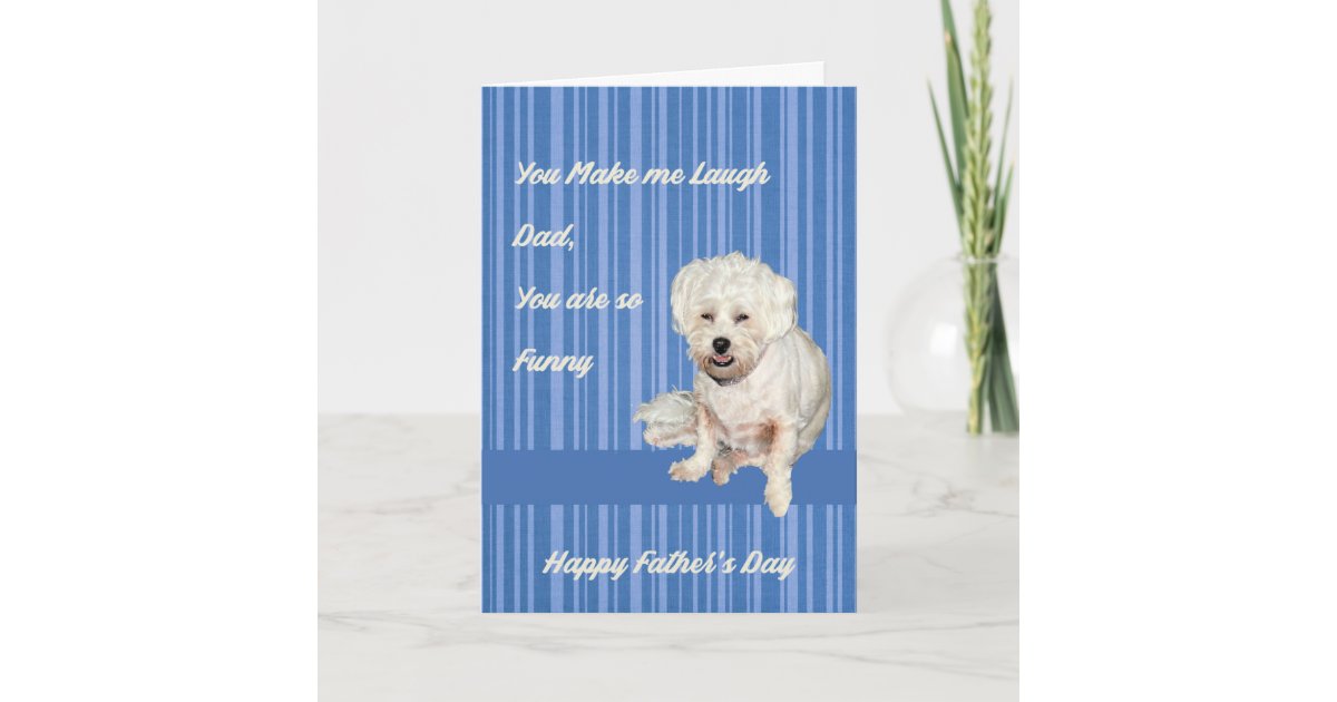 Father's Day Card from Pet Dog | Zazzle