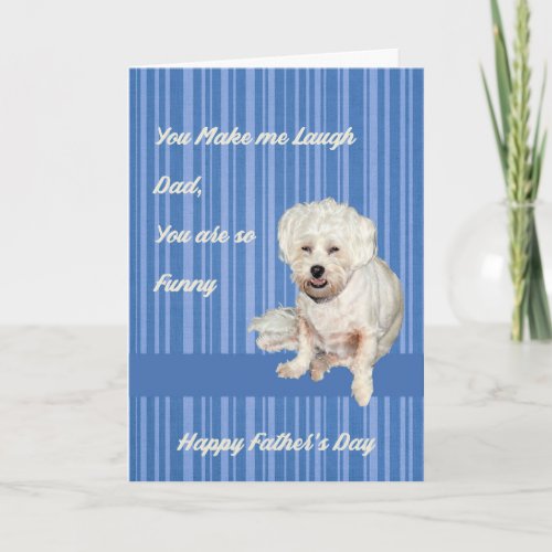 Fathers Day Card from Pet Dog