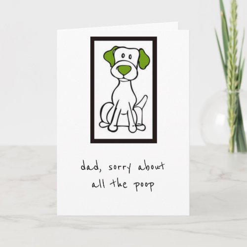 Fathers Day Card _ From the Dog _ Labrador