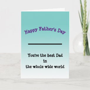 Father's Day Card - Funny