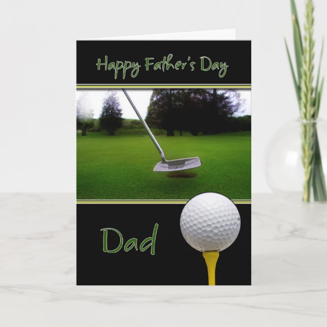 Father's Day Card - Golf (Front)