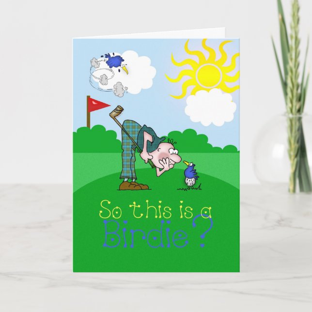 Father's Day Card Golf Birdie (Front)