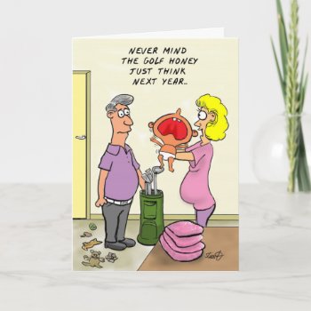 Father's Day Card: Golf . Card by bad_Onions at Zazzle