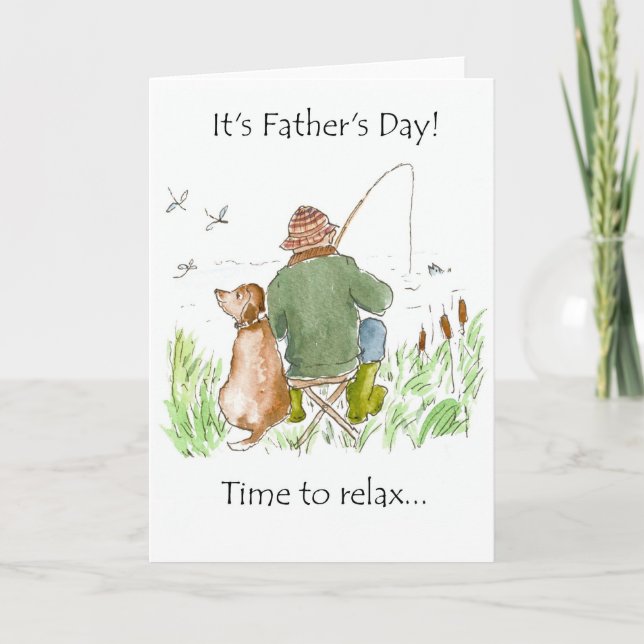 Father's Day Card - Gone Fishin' (Front)