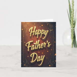 Father's Day Card, Happy Father's Day Thank You Card