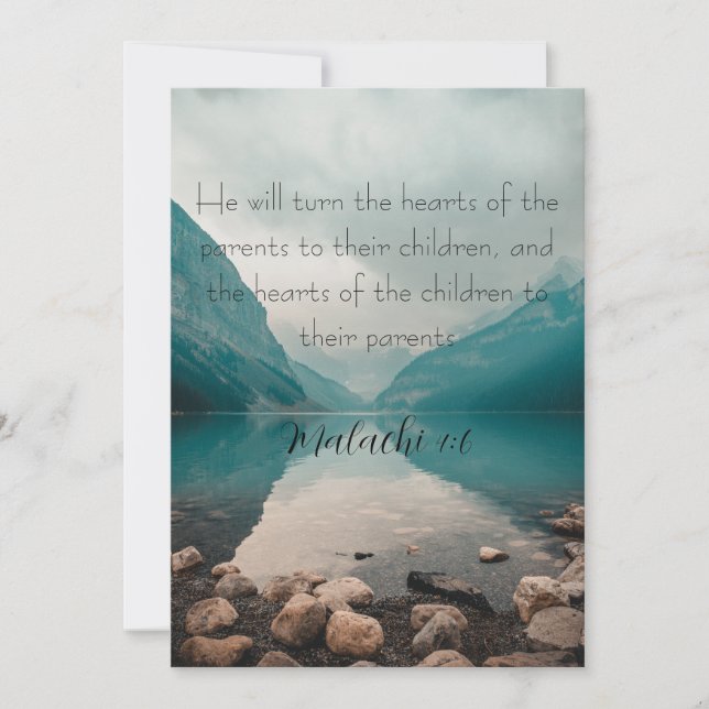 Father's Day Card - Religious - Christian - Bible (Front)