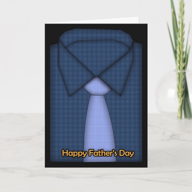Father's Day Card - Shirt And Tie (Front)