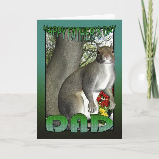 Father's Day Card Squirrel (Front)