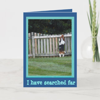 Father's Day Card with Basset Hound