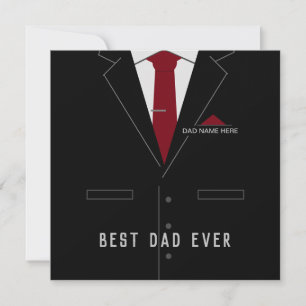 Father's Day Card with Custom Text Your Dad Name
