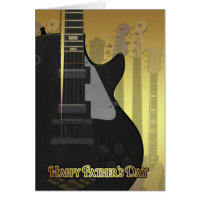 Father's Day Card With Guitar