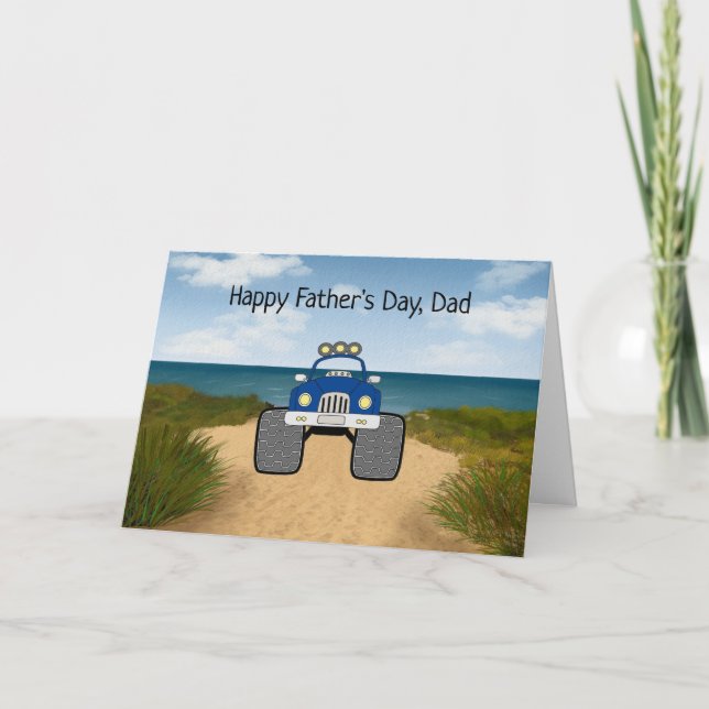 Father's Day Card with Super Truck (Front)
