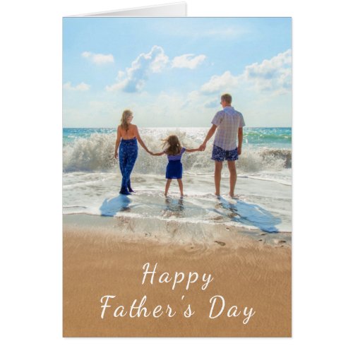 Fathers Day Card with Your Photos and Text