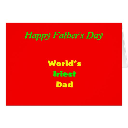 Father's day cards (Front Horizontal)