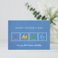 Fathers day cards Cool Funny Modern Simple