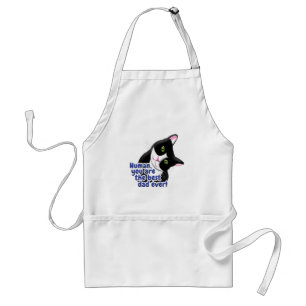 Father's Day Cat Adult Apron