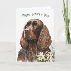 Father's Day Chocolate Cocker Spaniel Card