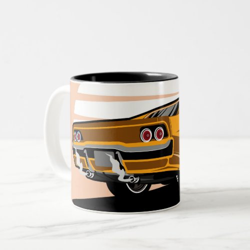 Fathers Day Classic Car  Two_Tone Coffee Mug
