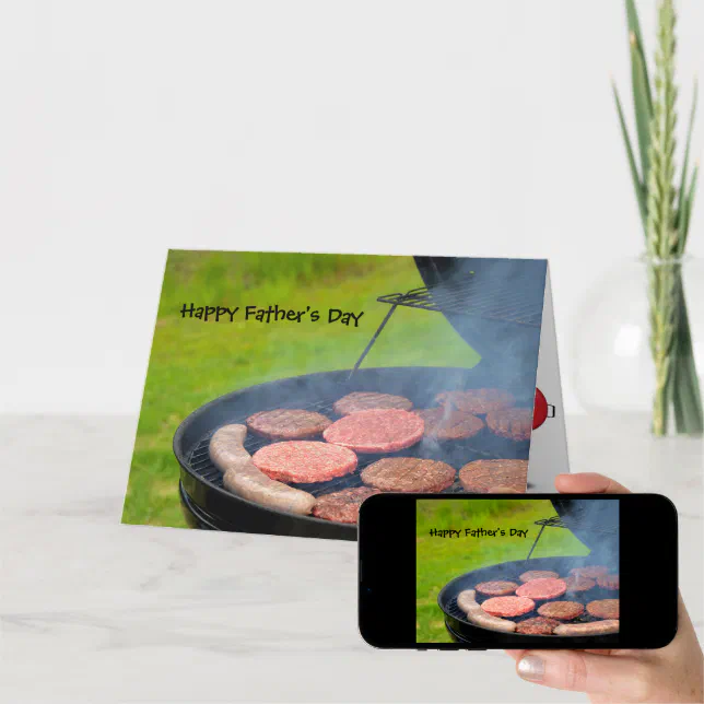 Father's Day Cookout Card | Zazzle