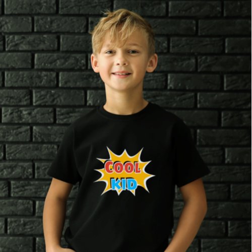 Fathers Day Cool Kid Matching Family Birthday Kids T_Shirt