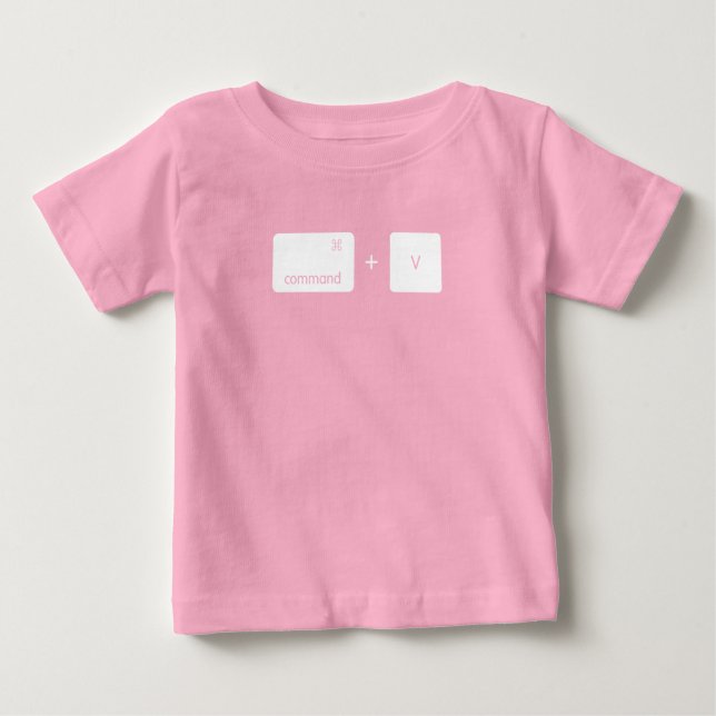 Father's Day Copy & Paste Duo Design Baby T-Shirt (Front)