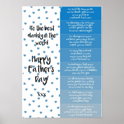 Fathers Day Coupons Poster