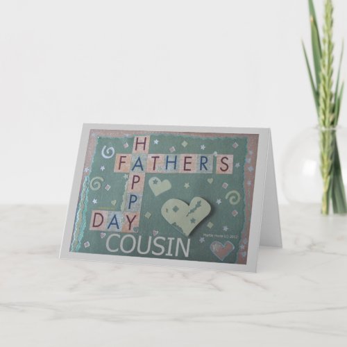 Fathers Day _ Cousin _ Scrapbook Card