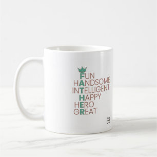 Father's Day - Crossword theme Coffee Mug