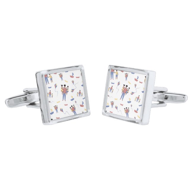 Father's Day Cufflinks (Angled)