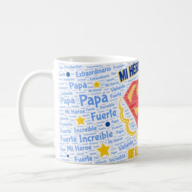 Father's Day Cup - "My Hero" (Left)