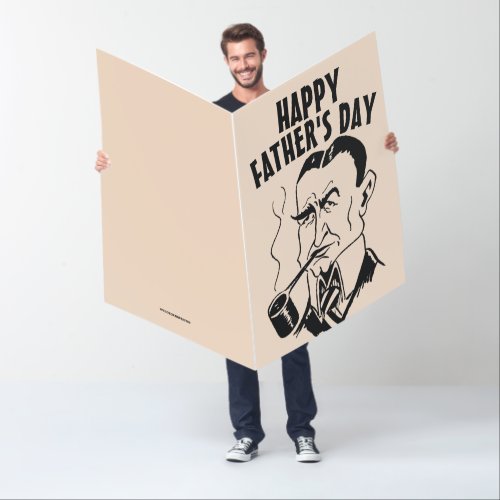 FATHERS DAY CUSTOM ADD TEXT BIGGEST EXTRA LARGE  CARD