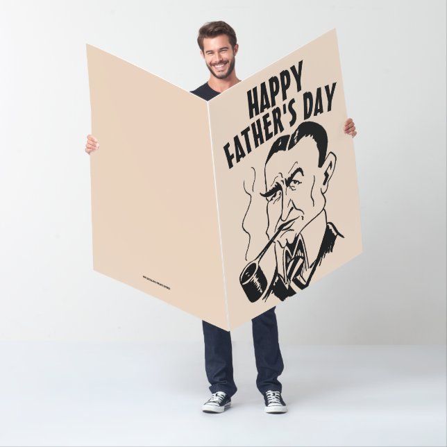 FATHER'S DAY CUSTOM ADD TEXT BIGGEST EXTRA LARGE  CARD (In Situ)