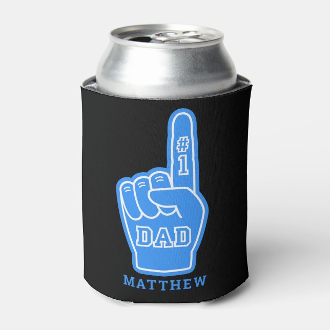 Father's Day Custom Name Foam Can Cooler (Can Front)