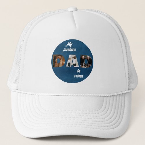 Fathers day custom partner in crime hat
