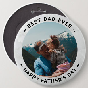 Father's Day Custom Photo Button