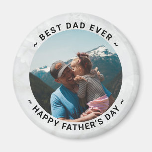 Father's Day Custom Photo Magnet