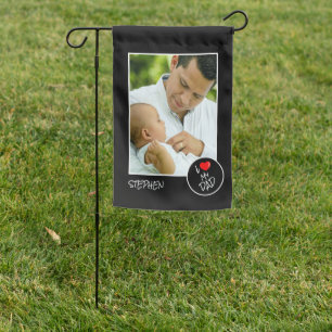 Fathers Day, Custom Photo – Personalized Garden Flag