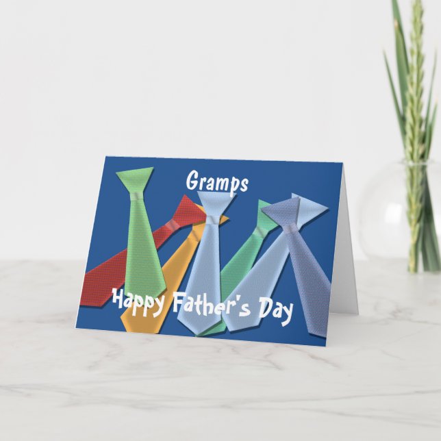 Father's Day customizable Card (Front)